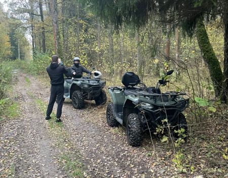 Катание на квдароциклах 18