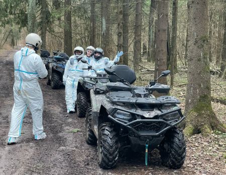 Катание на квдароциклах 8