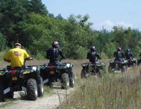 Катание на квдароциклах 91