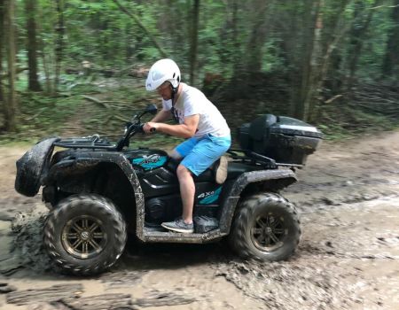 Катание на квдароциклах 90