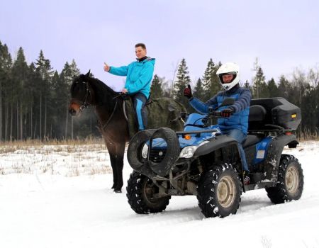 Катание на квдароциклах 86