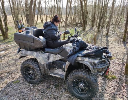 Катание на квдароциклах 80