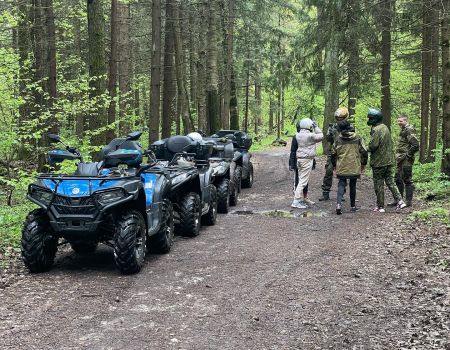 Катание на квдароциклах 73