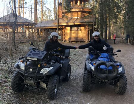 Катание на квдароциклах 70