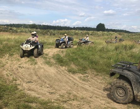 Катание на квдароциклах 62