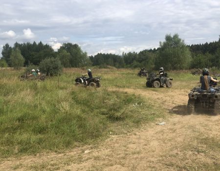 Катание на квдароциклах 61