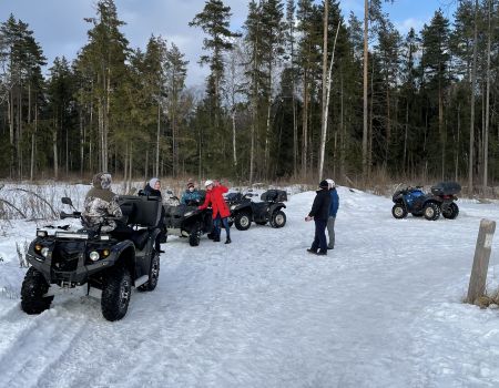 Катание на квдароциклах 57