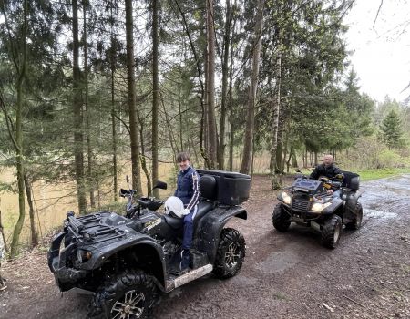 Катание на квдароциклах 45