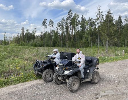 Катание на квдароциклах 43