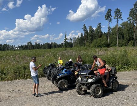 Катание на квдароциклах 38