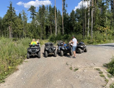 Катание на квдароциклах 37